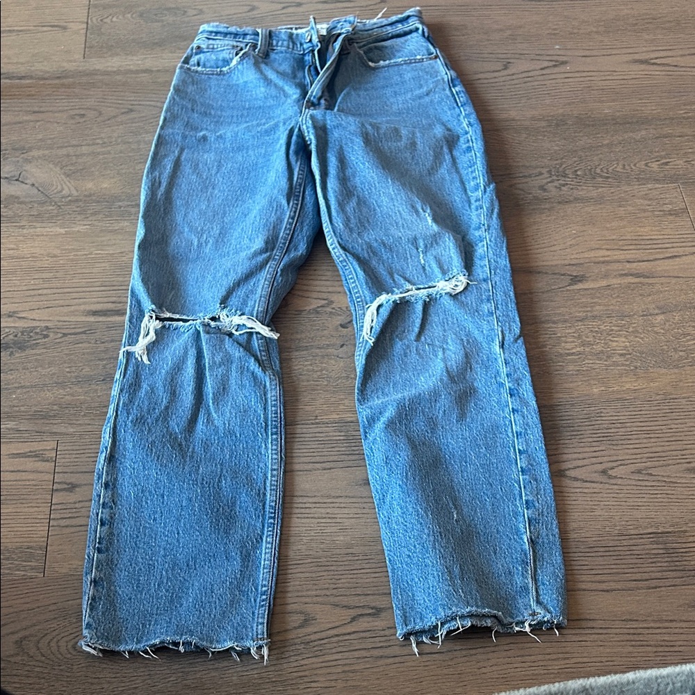 Abercrombie & Fitch Blue Flare Jeans